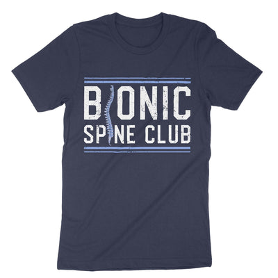 Navy Bionic Spine Club T-Shirt#color_navy