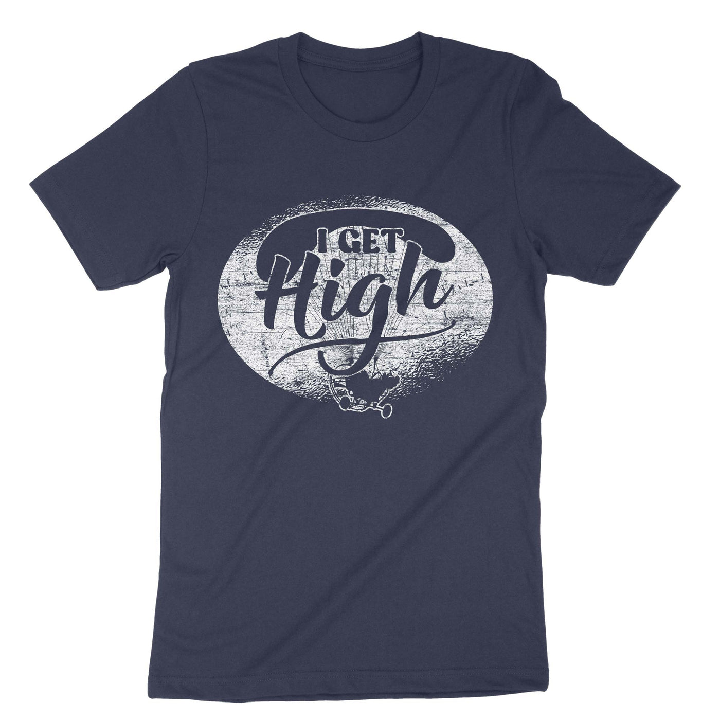 Navy I Get High Paramotor T-Shirt#color_navy