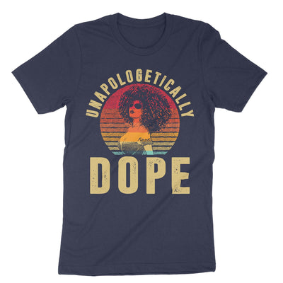 Navy Unapologetically Dope T-Shirt#color_navy