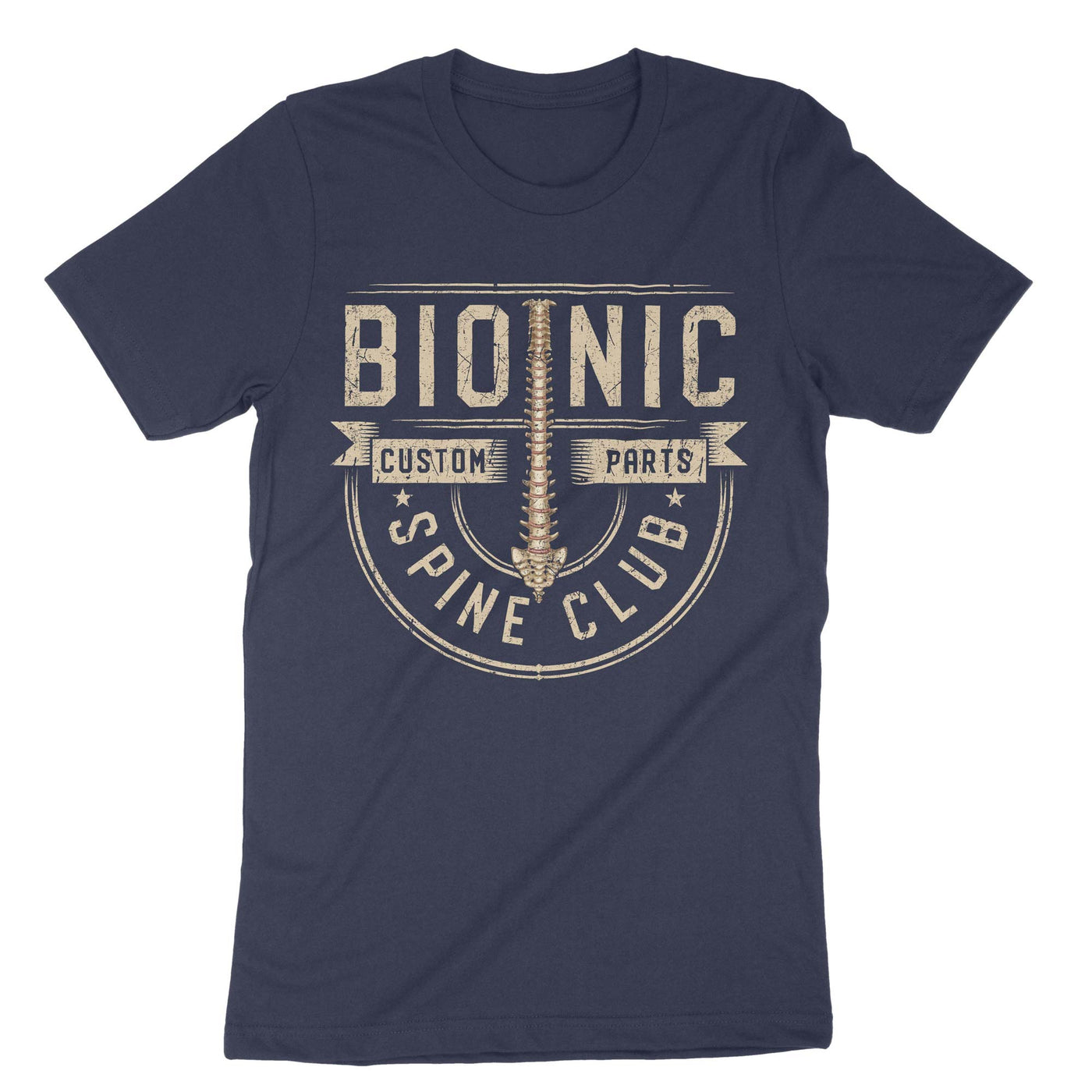 Navy Bionic Spine Club T-Shirt#color_navy