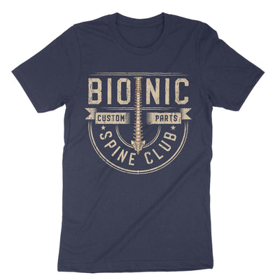 Navy Bionic Spine Club T-Shirt#color_navy