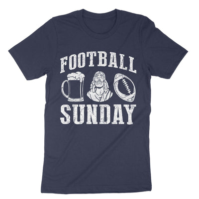 Navy Football Sunday T-Shirt#color_navy
