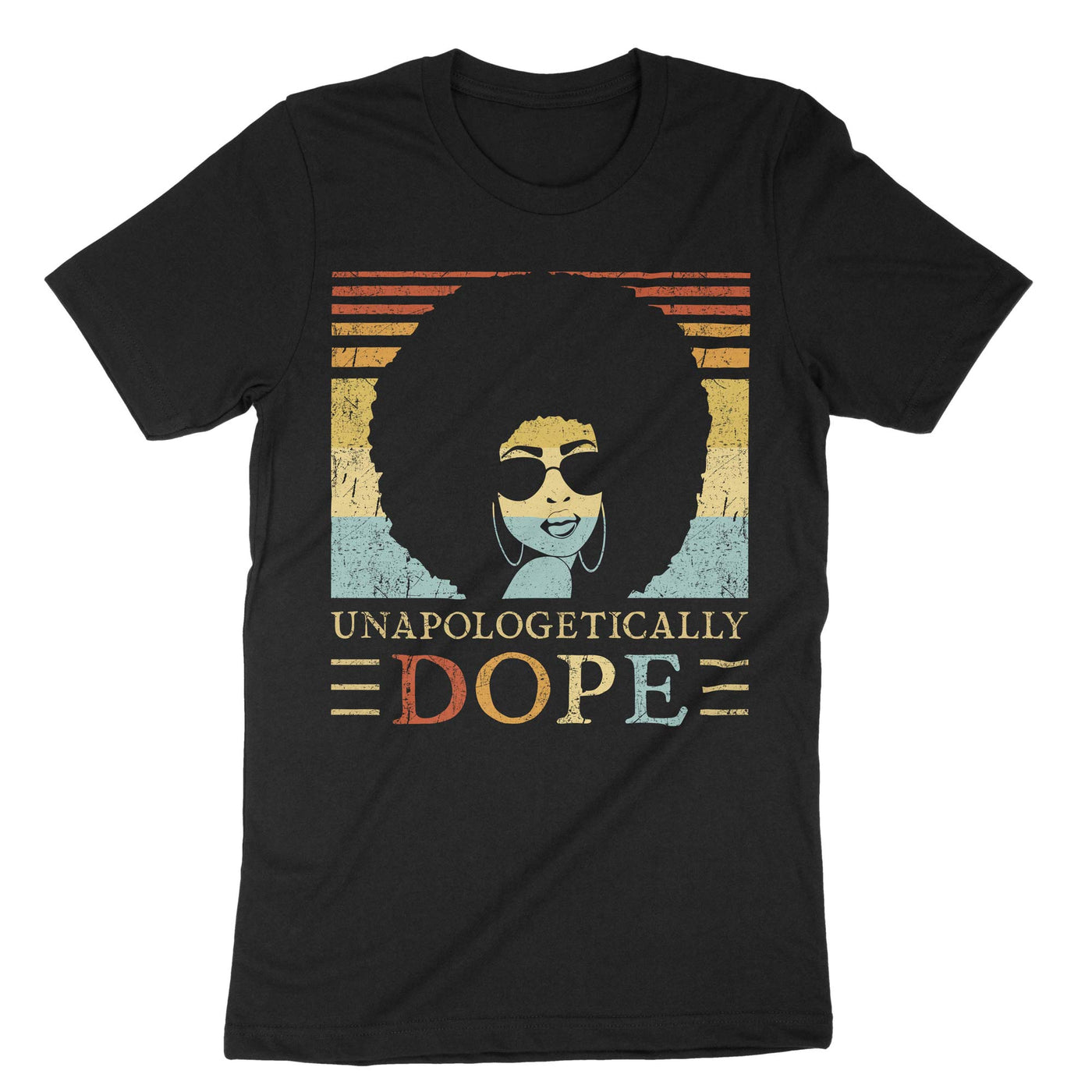 Black Unapologetically Dope T-Shirt#color_black
