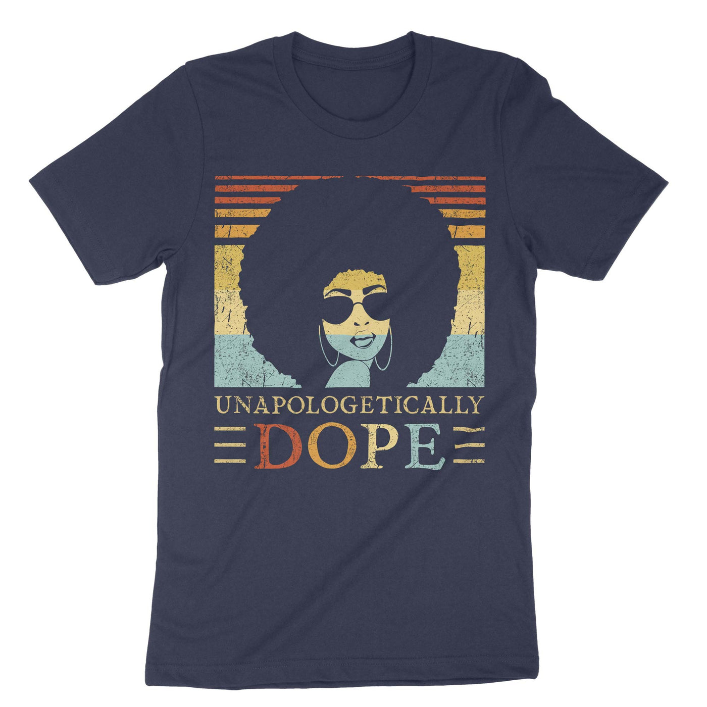 Navy Unapologetically Dope T-Shirt#color_navy
