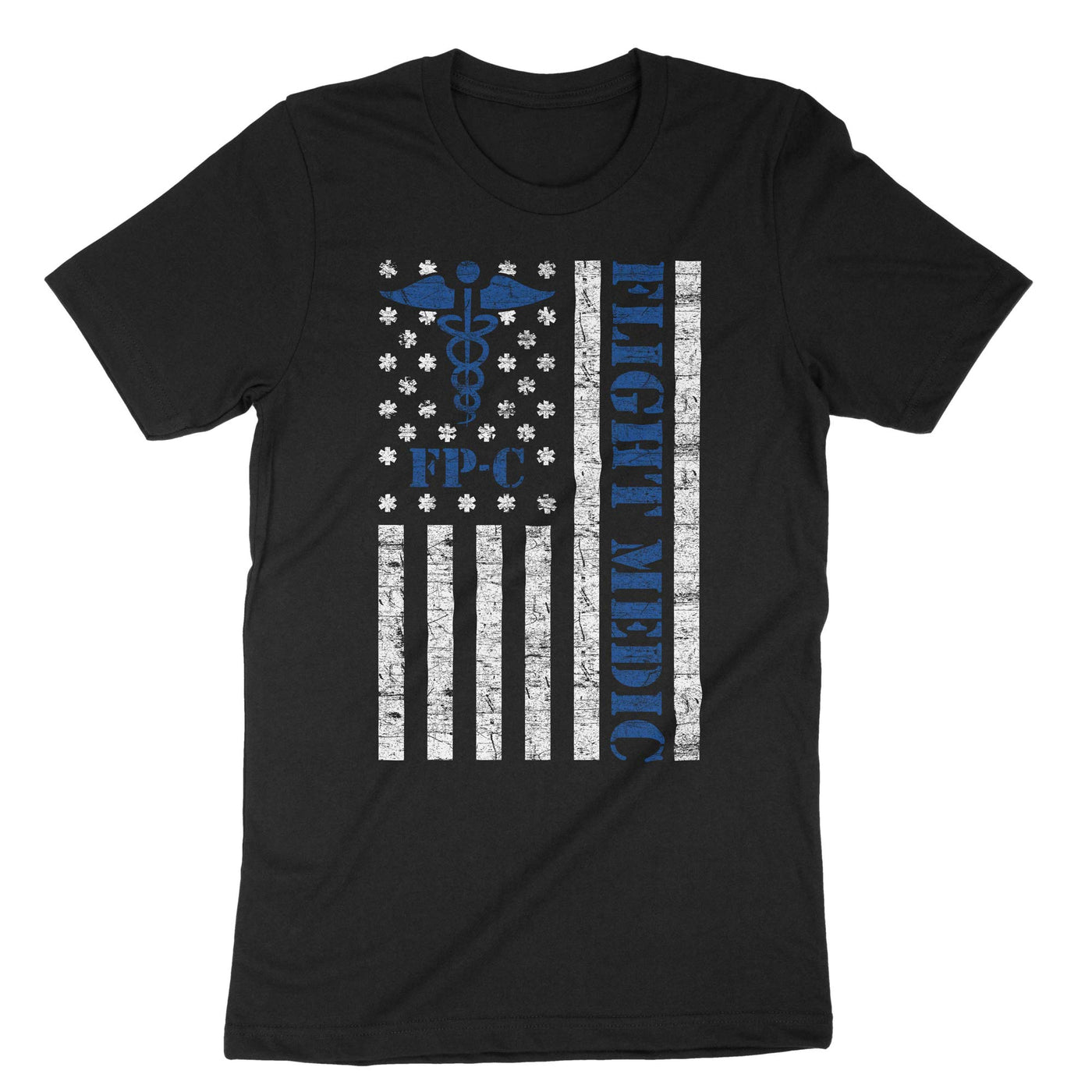 Black Flight Medic Paramedic Us American T-Shirt#color_black