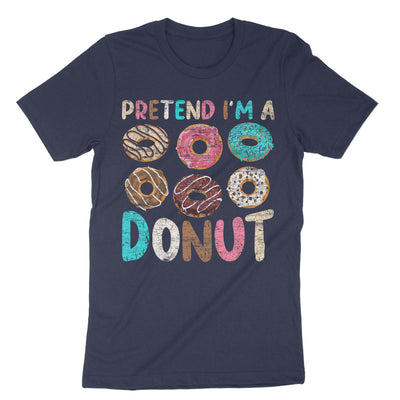 Navy Pretend I'm A Donut T-Shirt#color_navy
