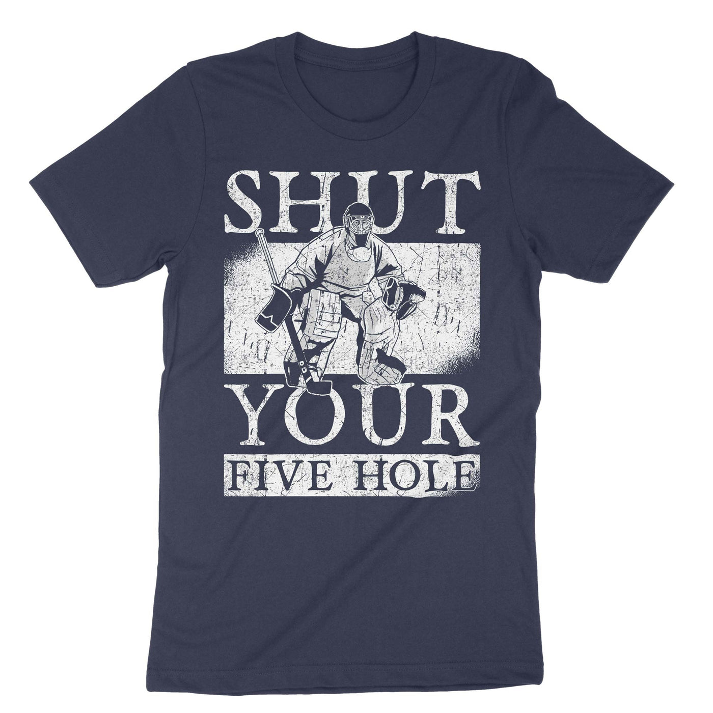 Navy Shut Your Five Hole T-Shirt#color_navy