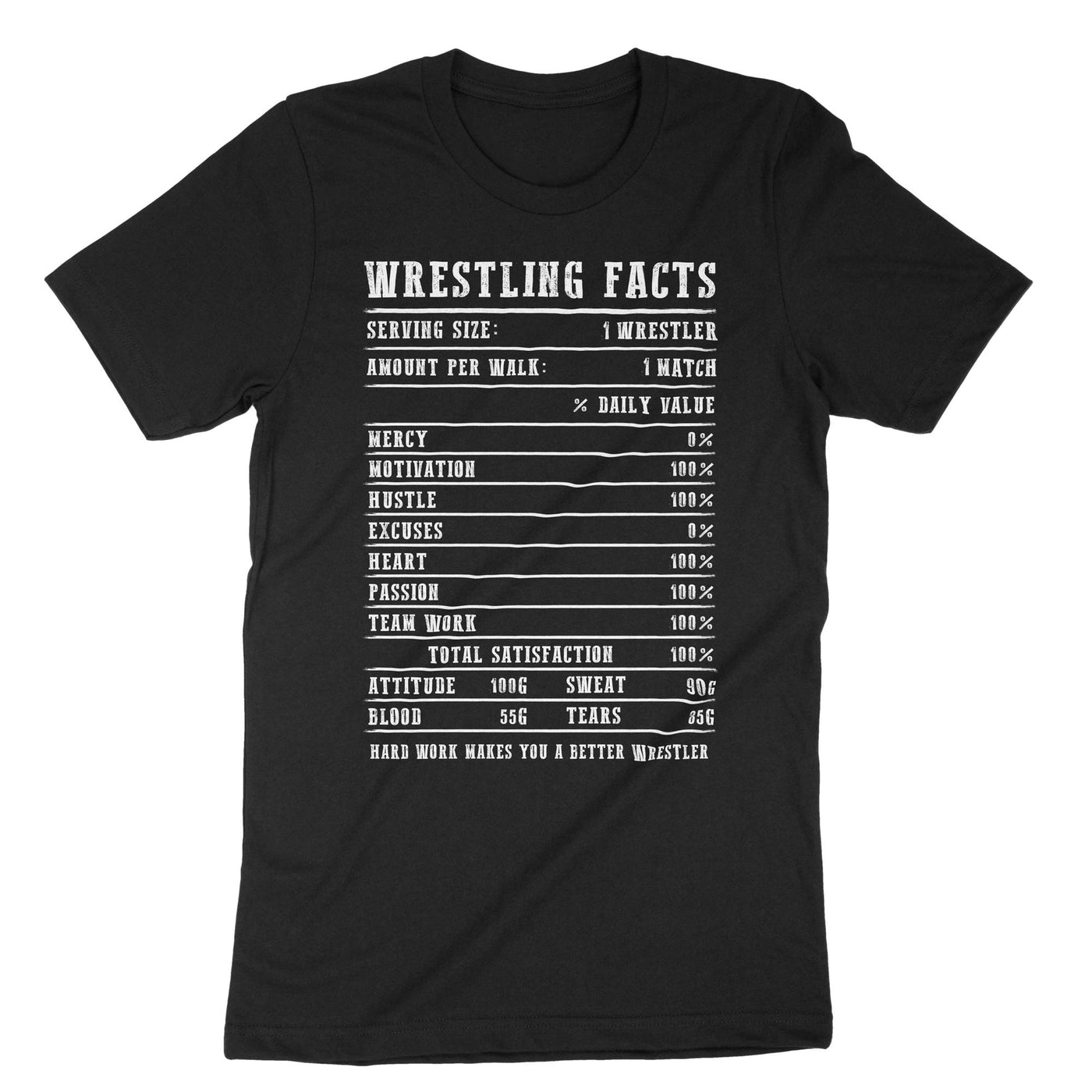 Black Wrestling Nuitrition T-Shirt#color_black