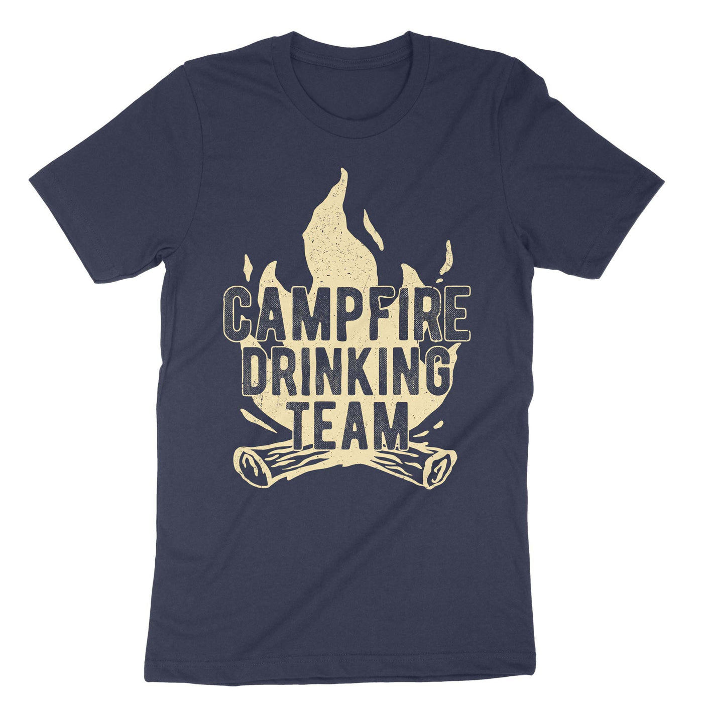 Navy Campfire Drinking Team T-Shirt#color_navy