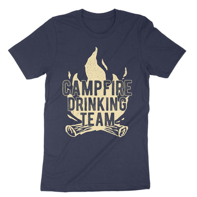 Navy Campfire Drinking Team T-Shirt#color_navy