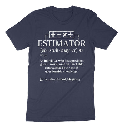 Navy Estimator Definition T-Shirt#color_navy