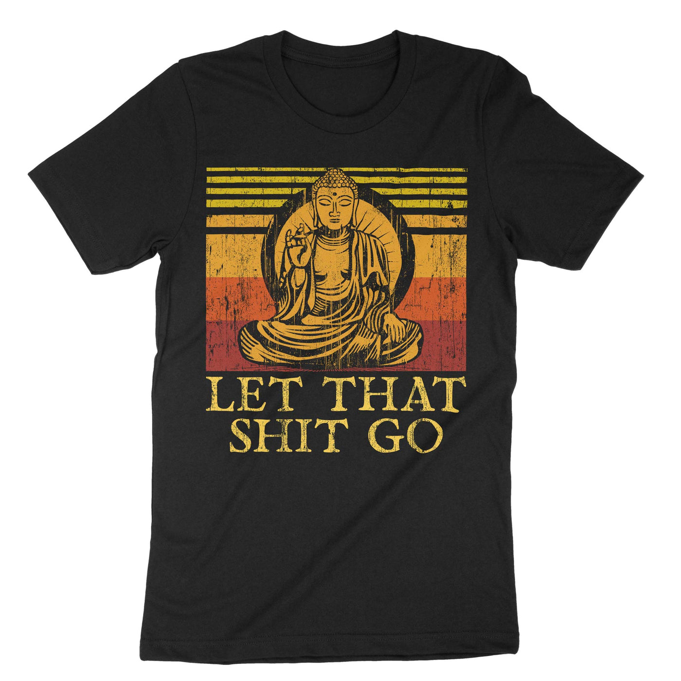 Black Let That Shit Go T-Shirt#color_black