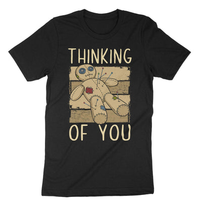 Black Thinking Of You Voodoo T-Shirt#color_black