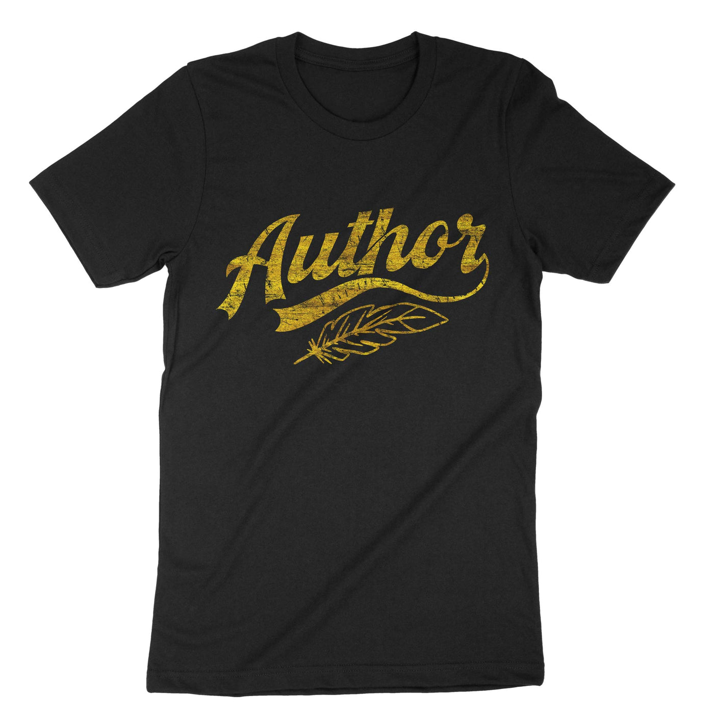 Black Author Writer T-Shirt#color_black