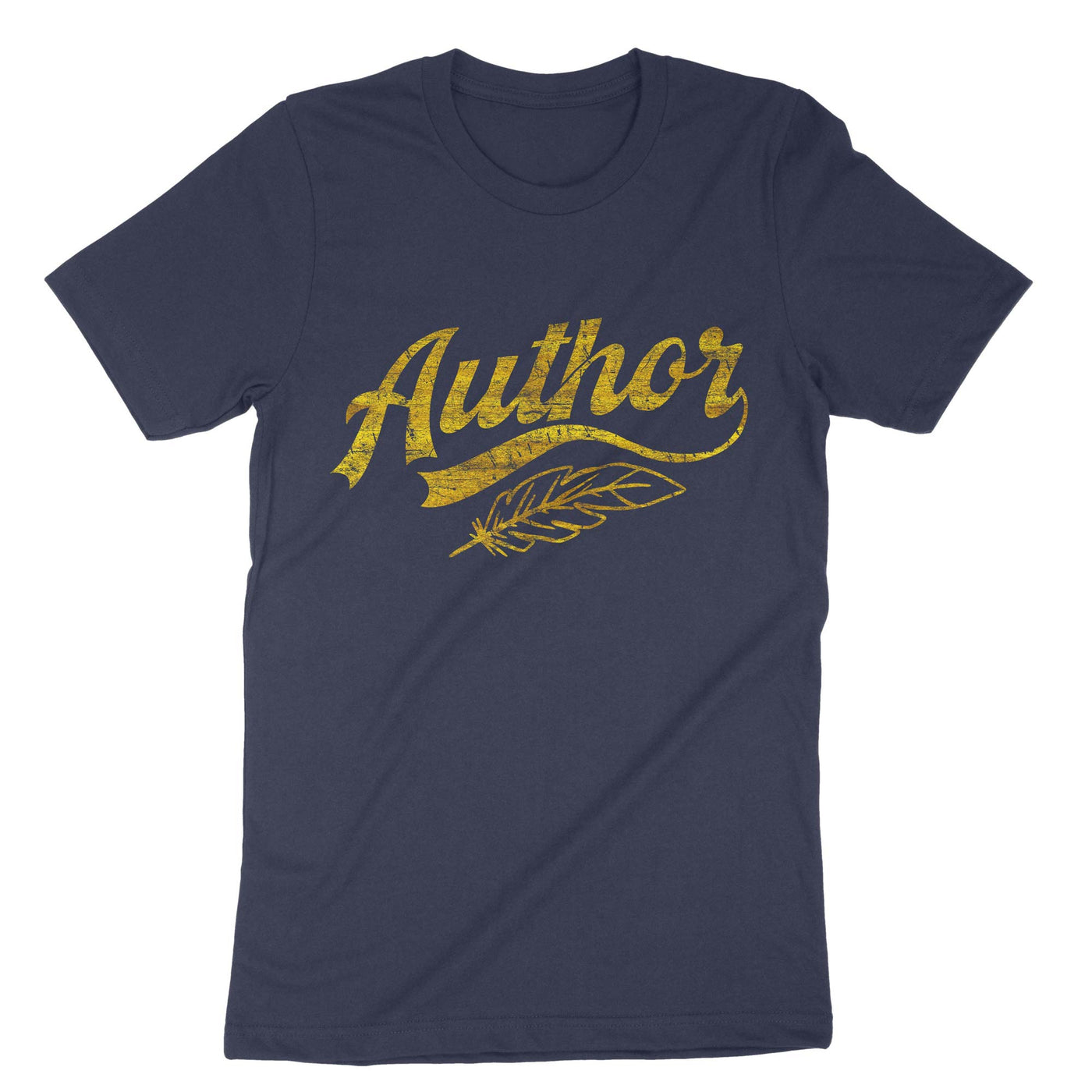 Navy Author Writer T-Shirt#color_navy