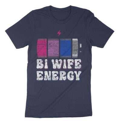 Navy Bi Wife Energy T-Shirt#color_navy
