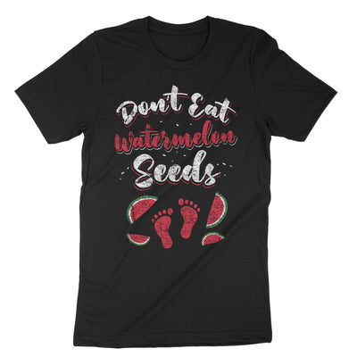 Black Dont Eat Watermelon Seeds T-Shirt#color_black
