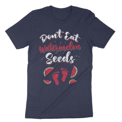Navy Dont Eat Watermelon Seeds T-Shirt#color_navy