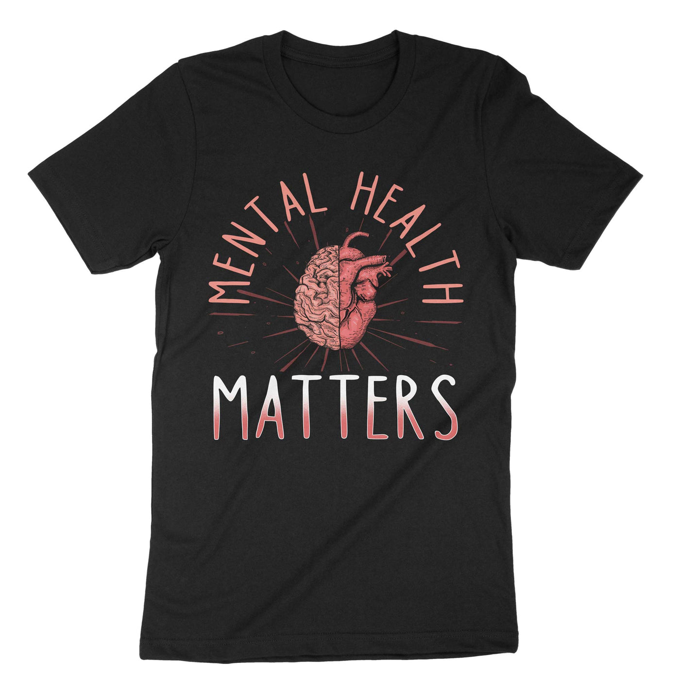 Black Mental Health Matters T-Shirt#color_black