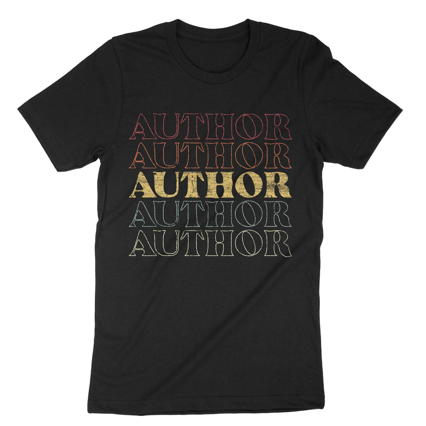 Black Author Writer T-Shirt#color_black