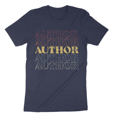 Navy Author Writer T-Shirt#color_navy