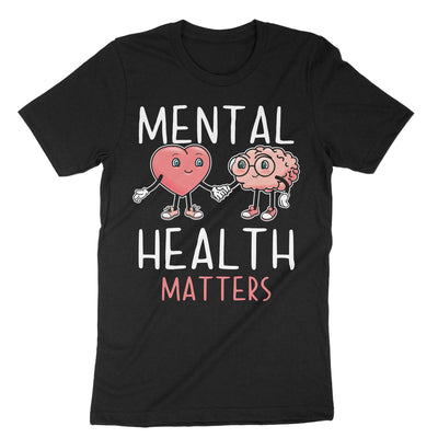 Black Mental Health Matters T-Shirt#color_black