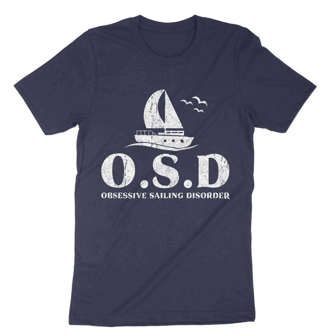 Navy OSD Obsessive Sailing Disorder T-Shirt#color_navy