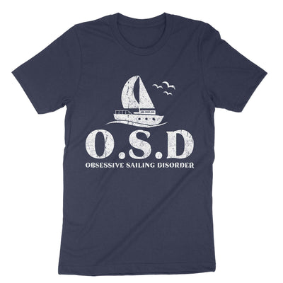 Navy OSD Obsessive Sailing Disorder T-Shirt#color_navy