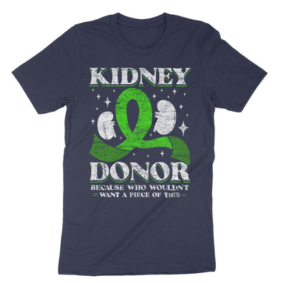Navy Kidney Donor T-Shirt#color_navy